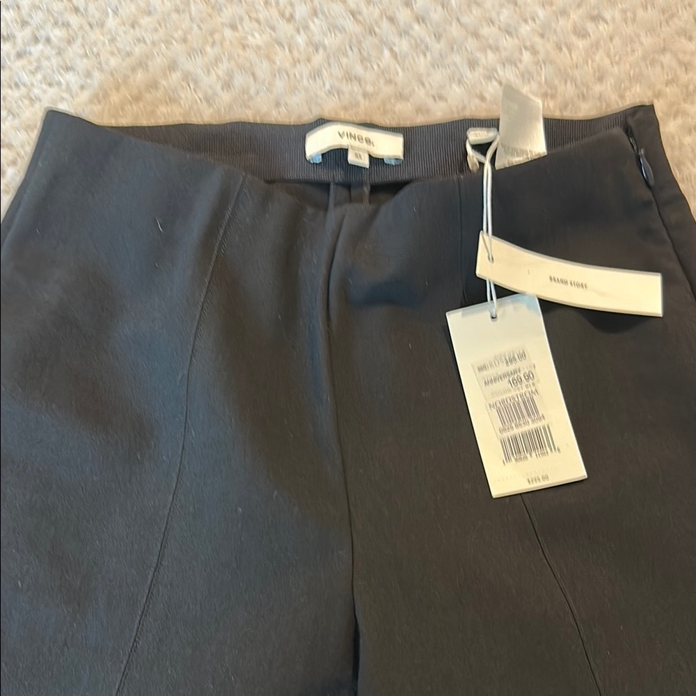Vince Women’s Black Cropped Stretch Pants XS